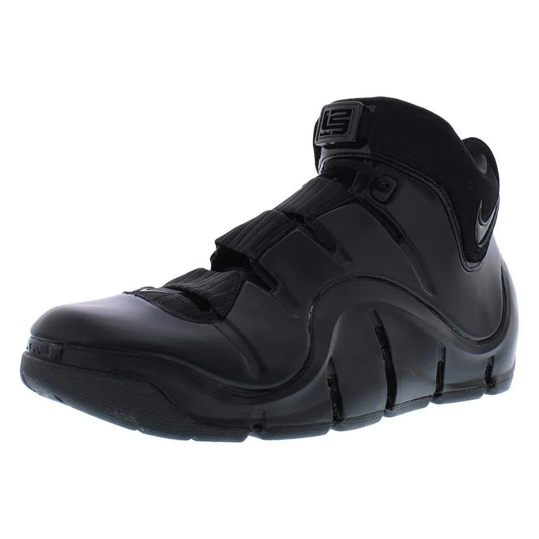 Nike Zoom Lebron IV Leather Unisex Shoes - Black/Anthracite/Black, Main: Black