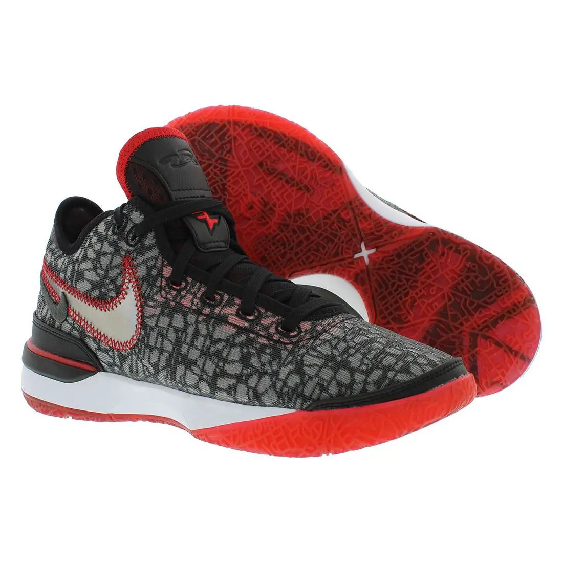 Nike Zoom Lebron Nxxt Gen Unisex Shoes - Black/White/Black, Main: Black