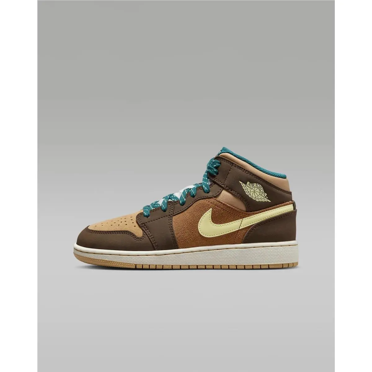 Nike shoes - Nike Air Jordan 1 Mid DZ6335-200 - DZ6335-200 - Brown 0
