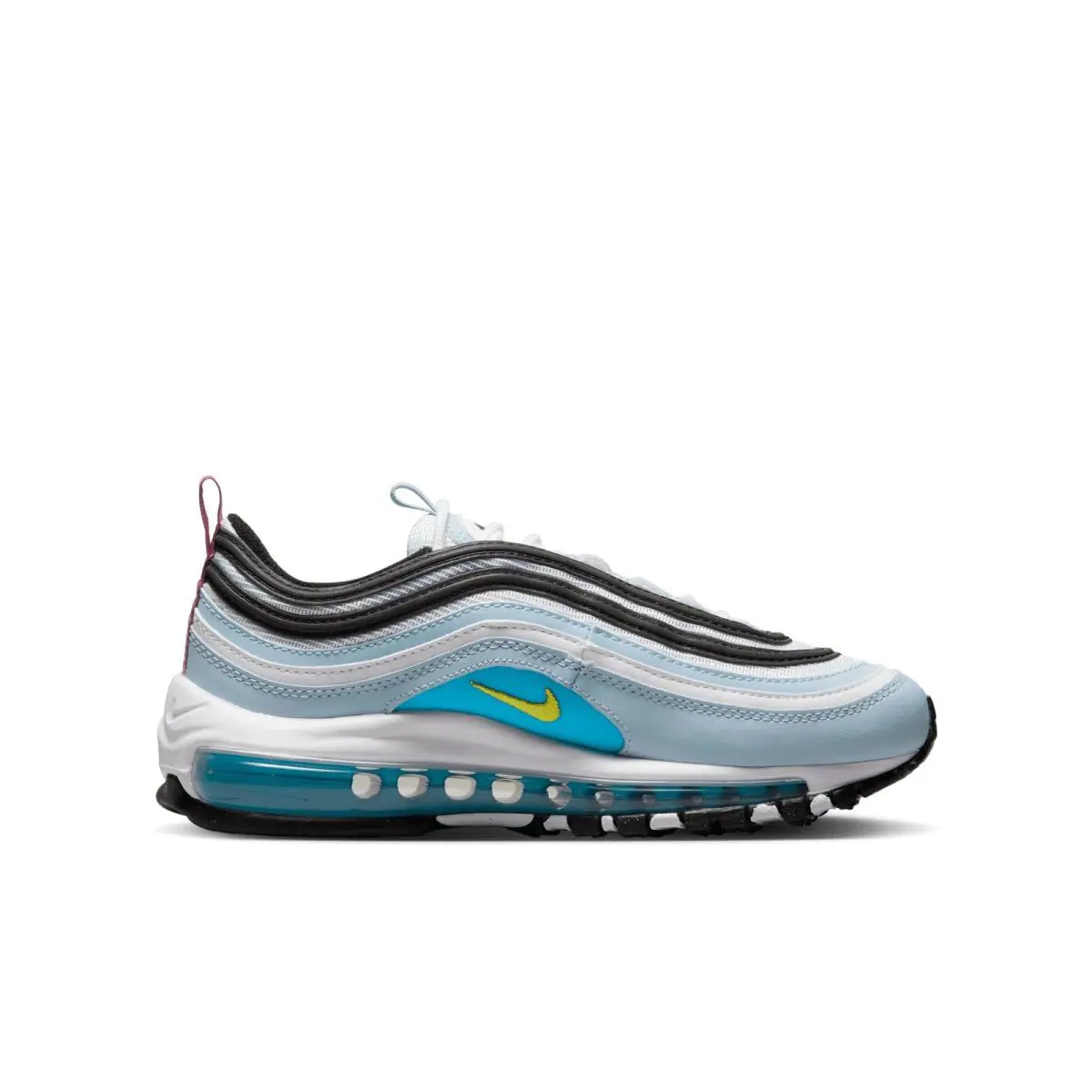 Big Kid`s Nike Air Max 97 Blue Whisper/opti Yellow-white 921522 408 - Blue Whisper/Opti Yellow-White