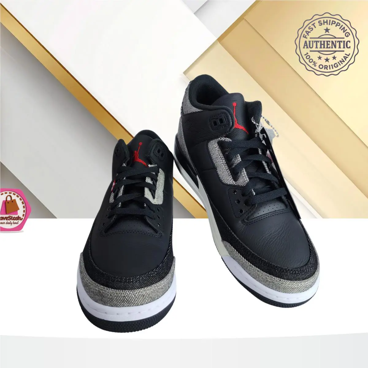 Nike shoes - Air Jordan 3 - Air - IR0914-400 - Black 1
