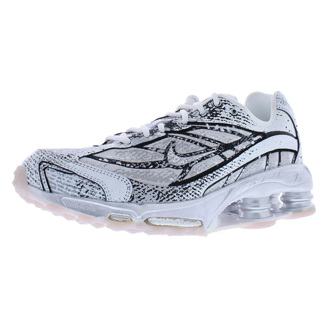 Nike Shox Ride 2 Unisex Shoes - White/Metallic Platinum/Black, Main: White