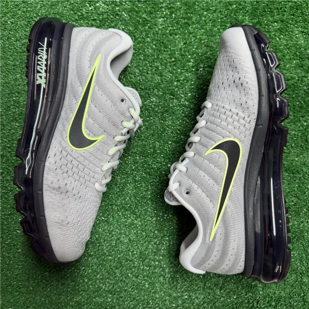 Nike shoes - Air Max 2017 Wolf Grey Black Volt - 849559-012 - Gray 4