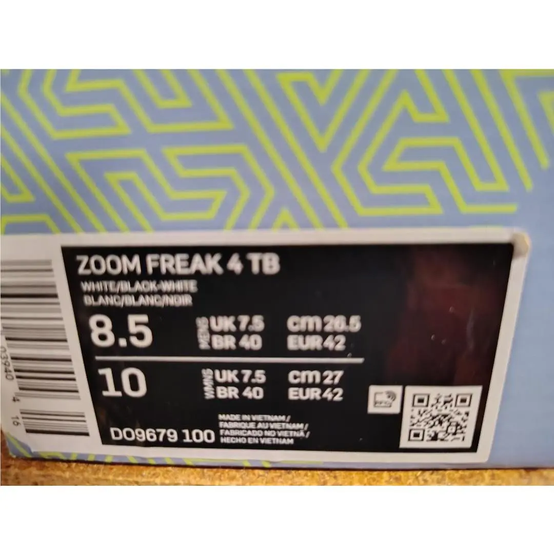 Nike shoes - Nike Zoom Freak 4 TB - DO9679 100 - White Black 10
