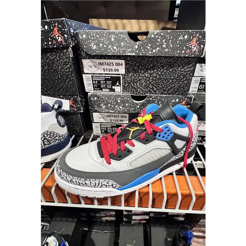 Nike shoes - Nike Jordan Spizike Low SE Neutral Grey/Anthracite-Maze 2