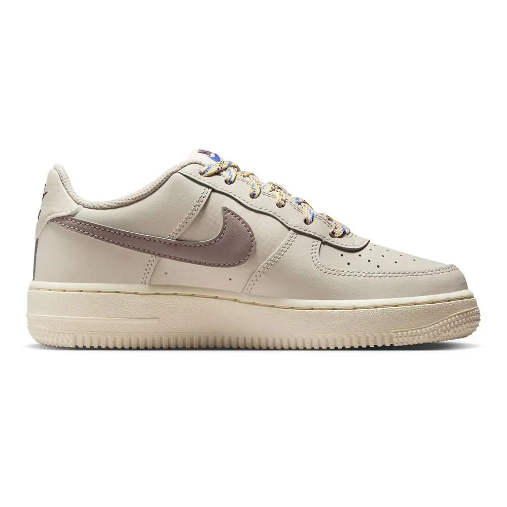 Big Kid`s Nike Air Force 1 LV8 LT Orewood Brn/malt HQ1907 100 - LT Orewood BRN/MALT