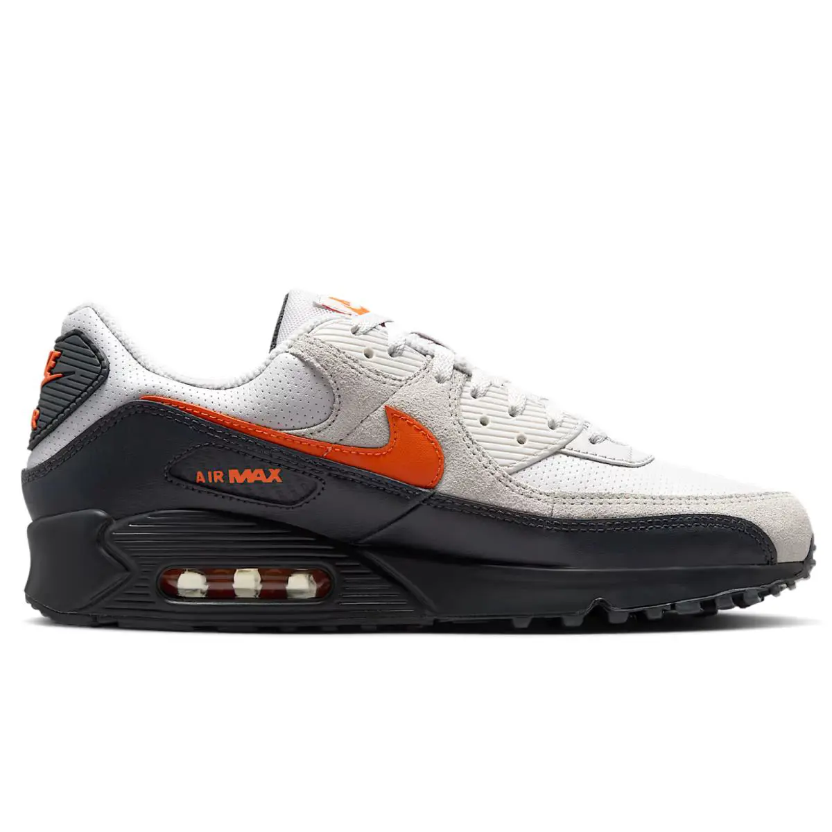 Nike shoes - Nike Air Max 90 - Air Max - IF0670-003 - Vast Grey/Anthracite/White/Safety Orange 0