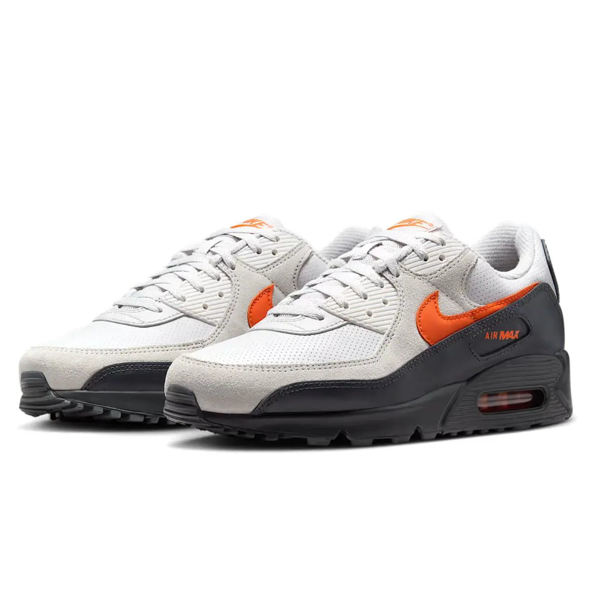 Nike shoes - Nike Air Max 90 - Air Max - IF0670-003 - Vast Grey/Anthracite/White/Safety Orange 1