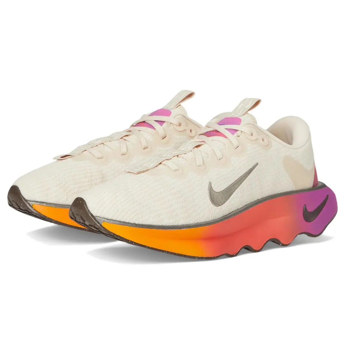 Woman`s Sneakers Athletic Shoes Nike Motiva Special Edition - Pearl White/Metallic Gold