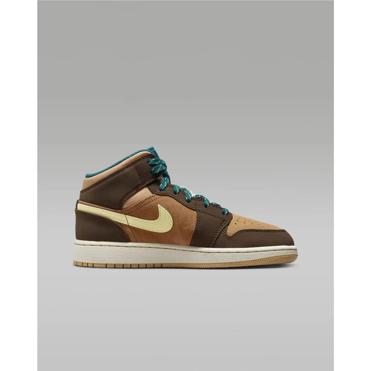 Nike shoes - Nike Air Jordan 1 Mid DZ6335-200 - DZ6335-200 - Brown 1