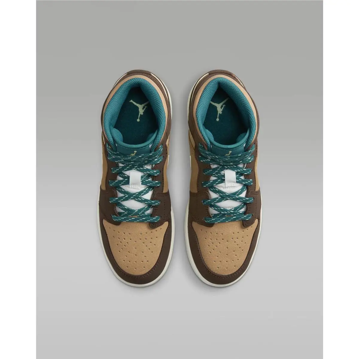 Nike shoes - Nike Air Jordan 1 Mid DZ6335-200 - DZ6335-200 - Brown 2