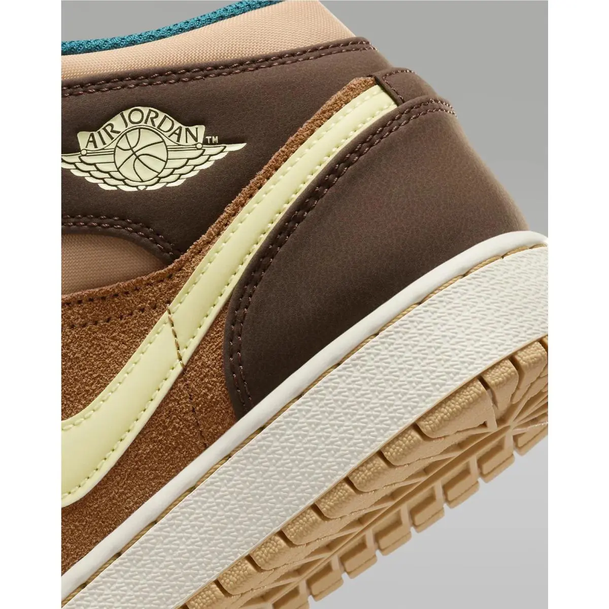 Nike shoes - Nike Air Jordan 1 Mid DZ6335-200 - DZ6335-200 - Brown 6