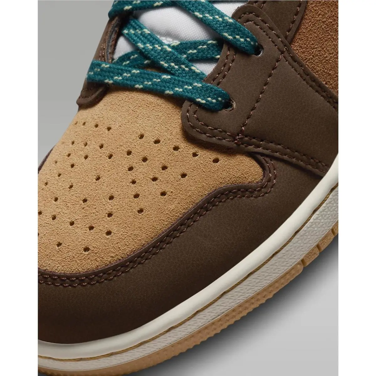 Nike shoes - Nike Air Jordan 1 Mid DZ6335-200 - DZ6335-200 - Brown 5