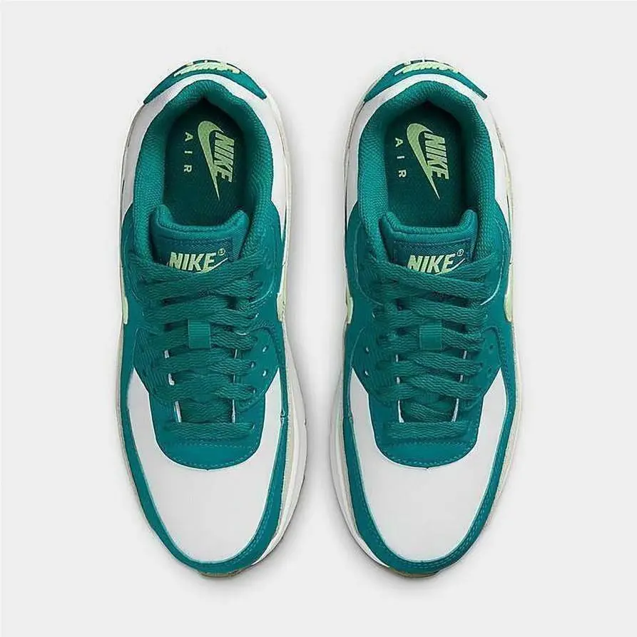 Nike shoes - Nike Air Max 90 GS - White/Bright Spruce/Phantom/Barely Volt 1