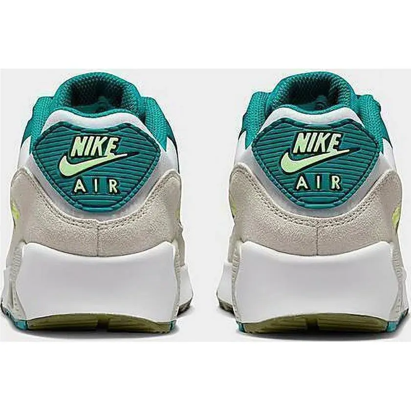 Nike shoes - Nike Air Max 90 GS - White/Bright Spruce/Phantom/Barely Volt 4