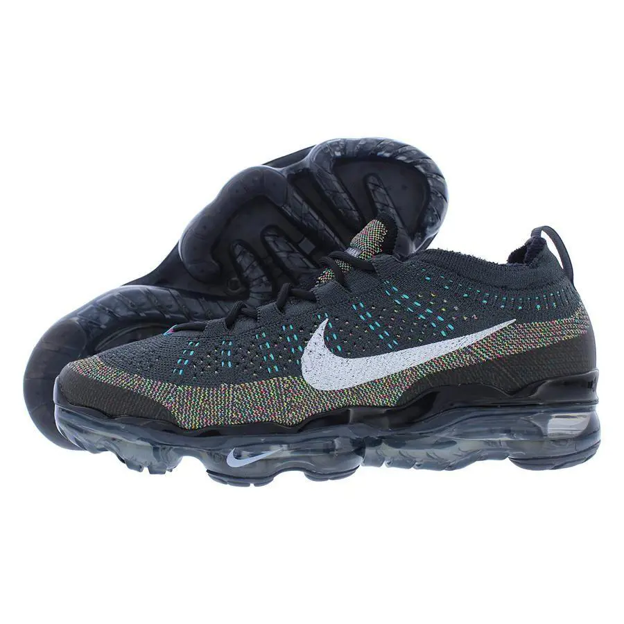 Nike Air Vapormax 2023 Flyknit Unisex Shoes - Anthracite/White/Black/Black, Main: Black