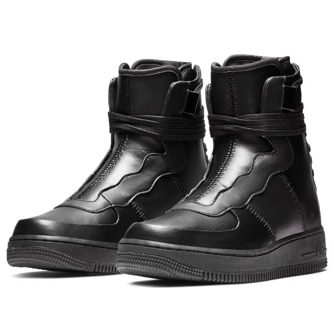 Nike Wmns Nike Air Force 1 Rebel XX `triple Black` Women`s Shoe AO1525-001 - Black