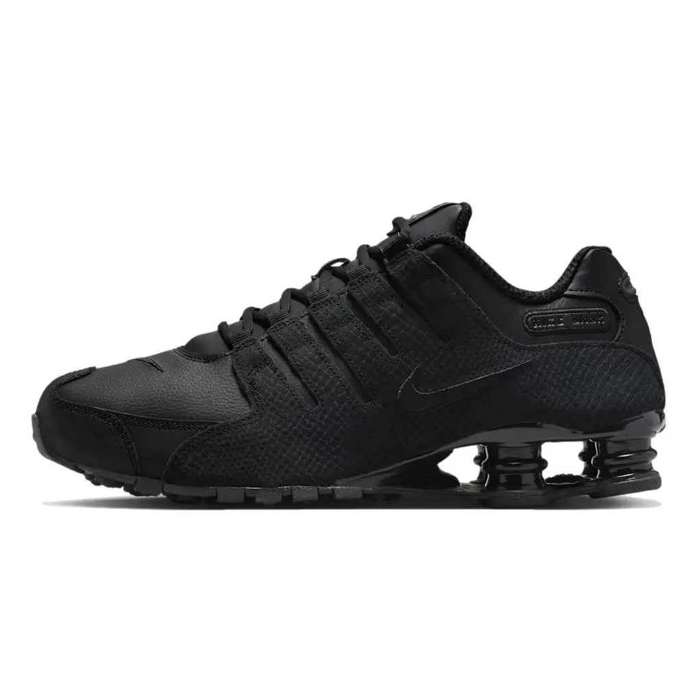 Nike Men`s Shox NZ `triple Black` Shoes 378341-001
