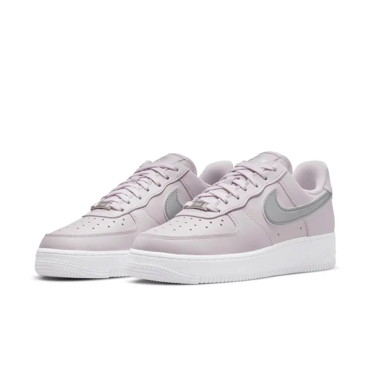 Nike Wmns Nike Air Force 1 `07 Essential `venice Metallic Silver` DD1523-500 - Purple