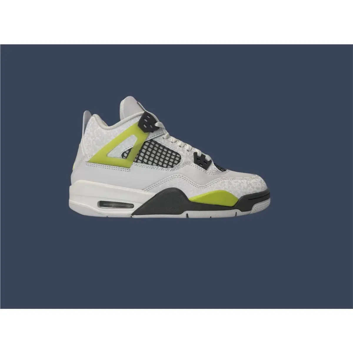 Nike shoes - Youth Nike Air Jordan 4 Retro (GS) White/LT Lemon Twist 4