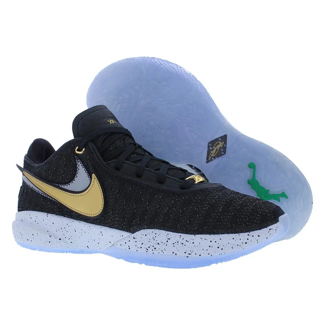 Nike Lebron XX Unisex Shoes - Black/Metallic Gold/White, Main: Black