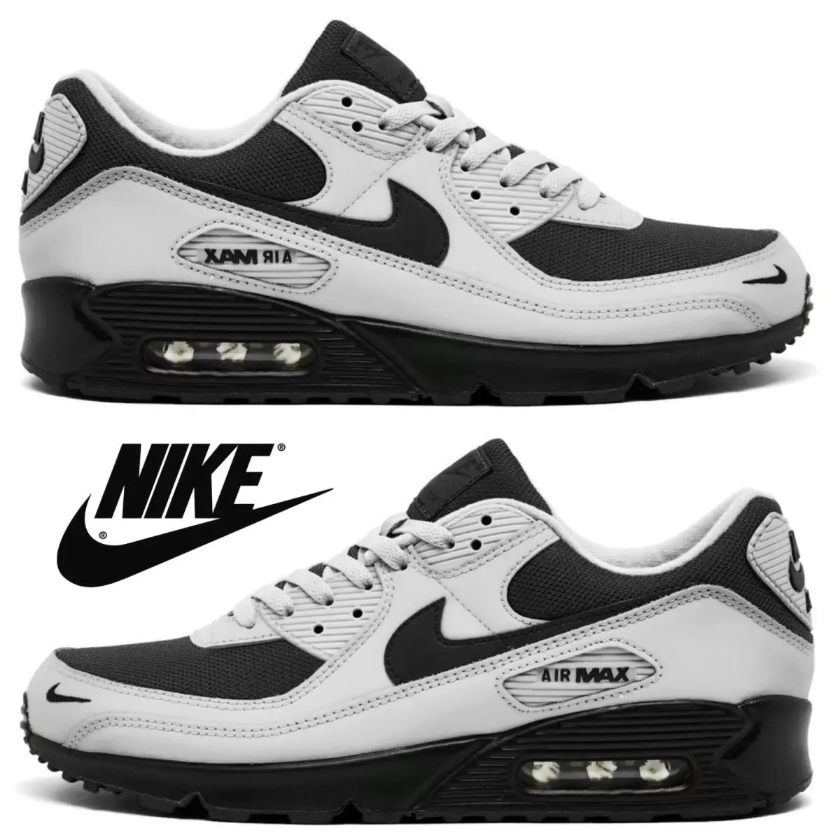 Nike shoes - Nike Air Max 90 - Air Max - Gray, Maufacturer: Light Smoke Grey/Anthracite/Photon Dust/Black 27