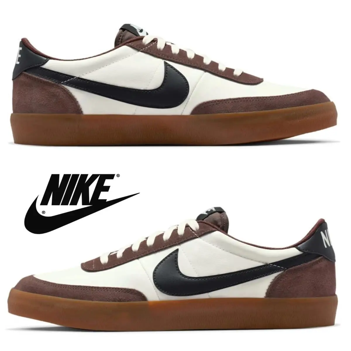 Nike shoes - Nike Killshot 2 - Killshot - White, Manufacturer: Sail/Baroque Brown/Gum Medium Brown/Black 8