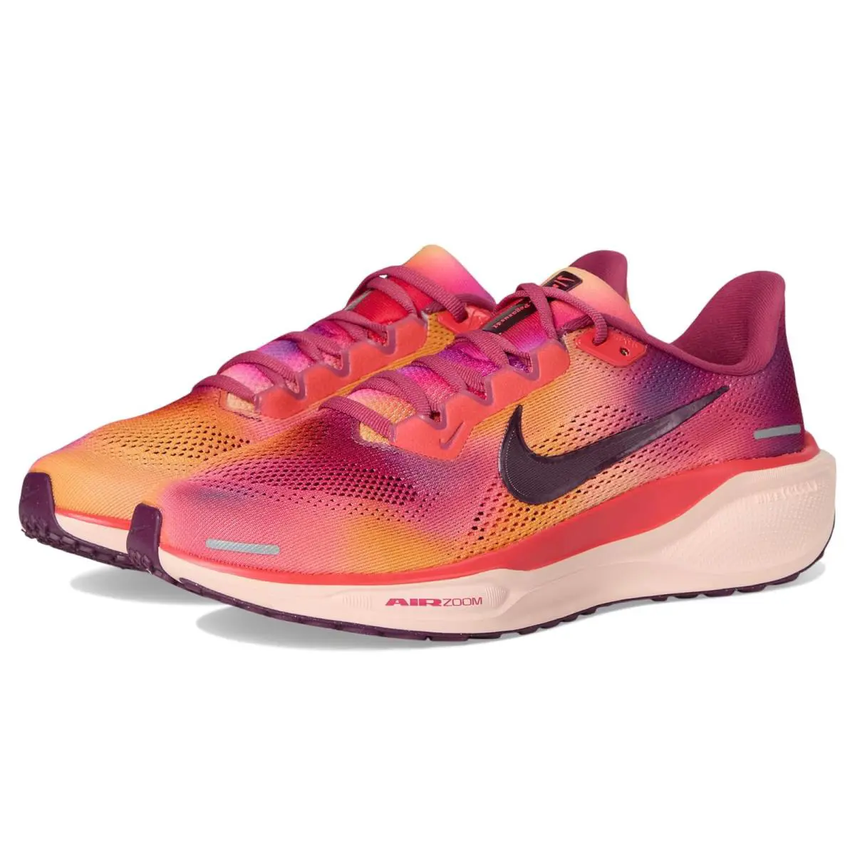 Woman`s Sneakers Athletic Shoes Nike Pegasus 41 Special Edition - Ember Glow/Bordeaux/Washed Coral/Sweet Beet