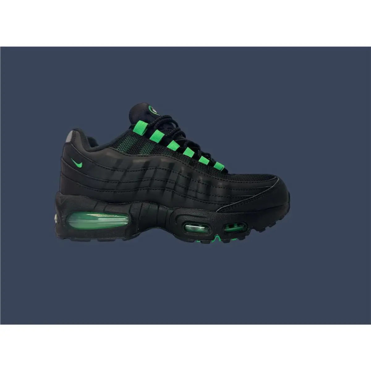 Nike shoes - Youth Nike Air Max 95 BB LTR GS Black Green II4130-009 4