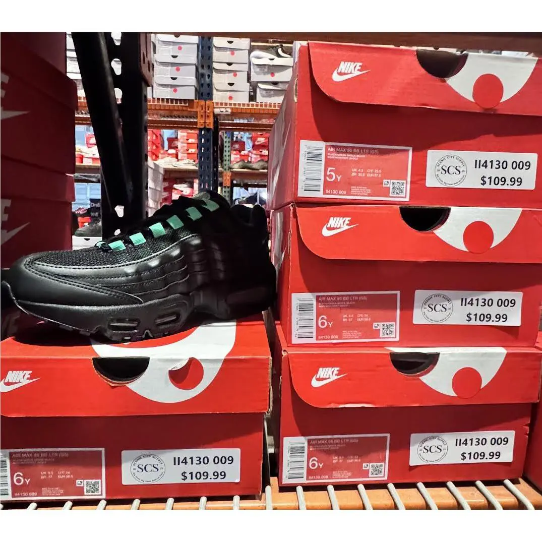 Nike shoes - Youth Nike Air Max 95 BB LTR GS Black Green II4130-009 7