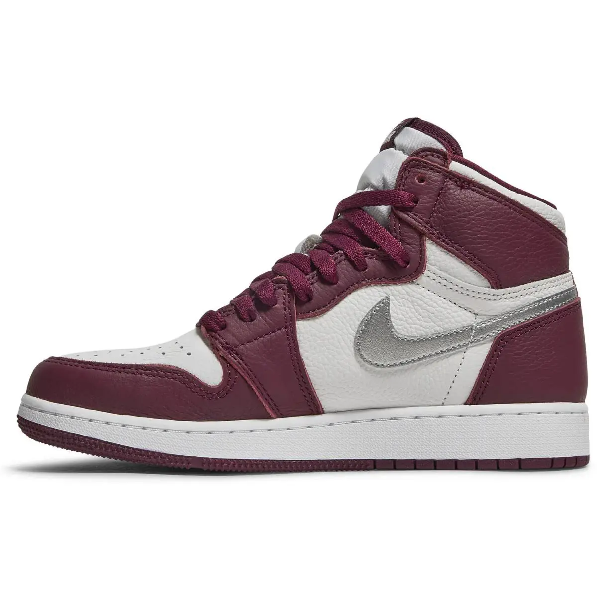 Nike shoes - Jordan 1 - 575441 611 - Bordeaux/White/Metallic Silver 0