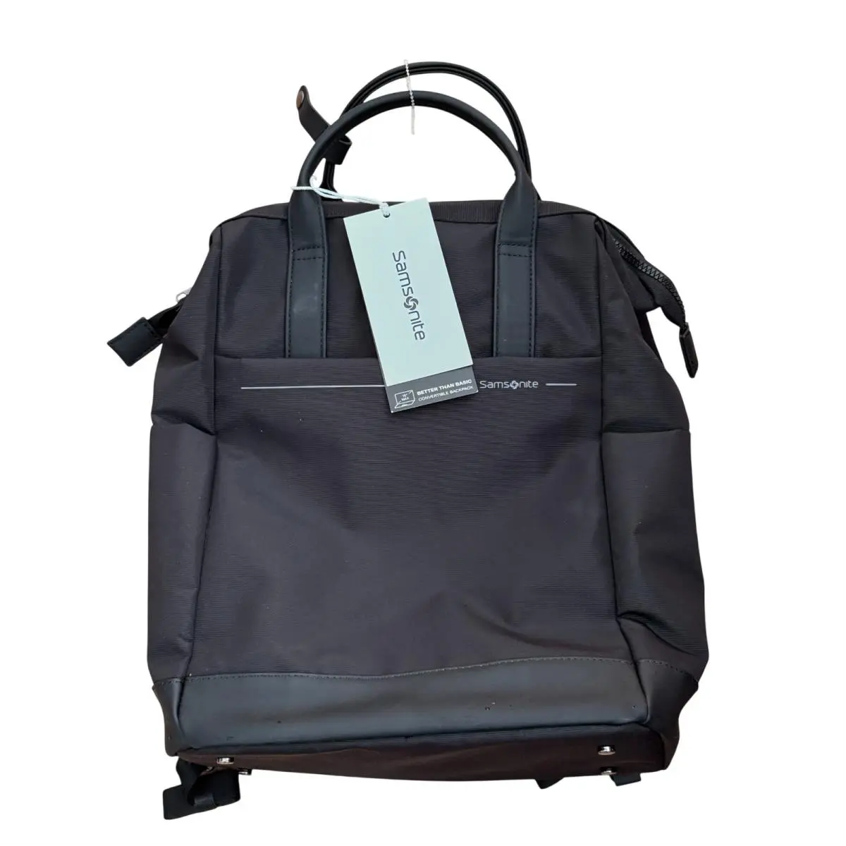 Better Than Basic Convertible Backpack Pockets Laptop Travel Black by Samsonite