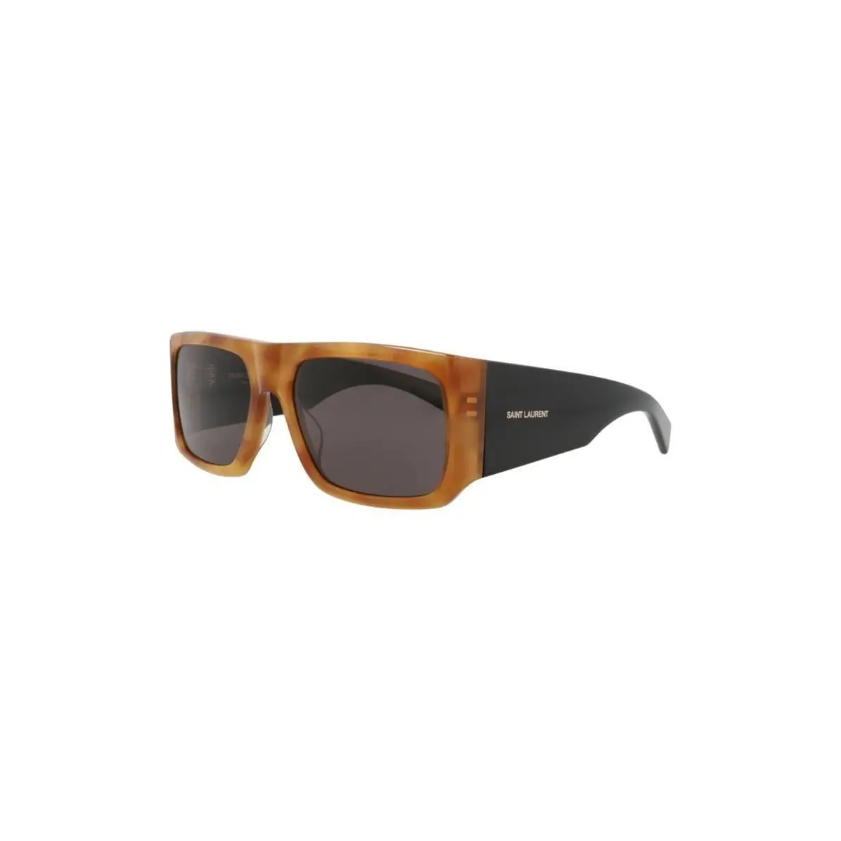 Saint Laurent Women 58mm Rectangular Sunglasses Havana Black