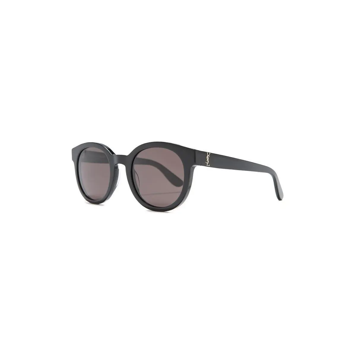 Saint Laurent Women 51mm Modified Round Sunglasses Black Black Bla