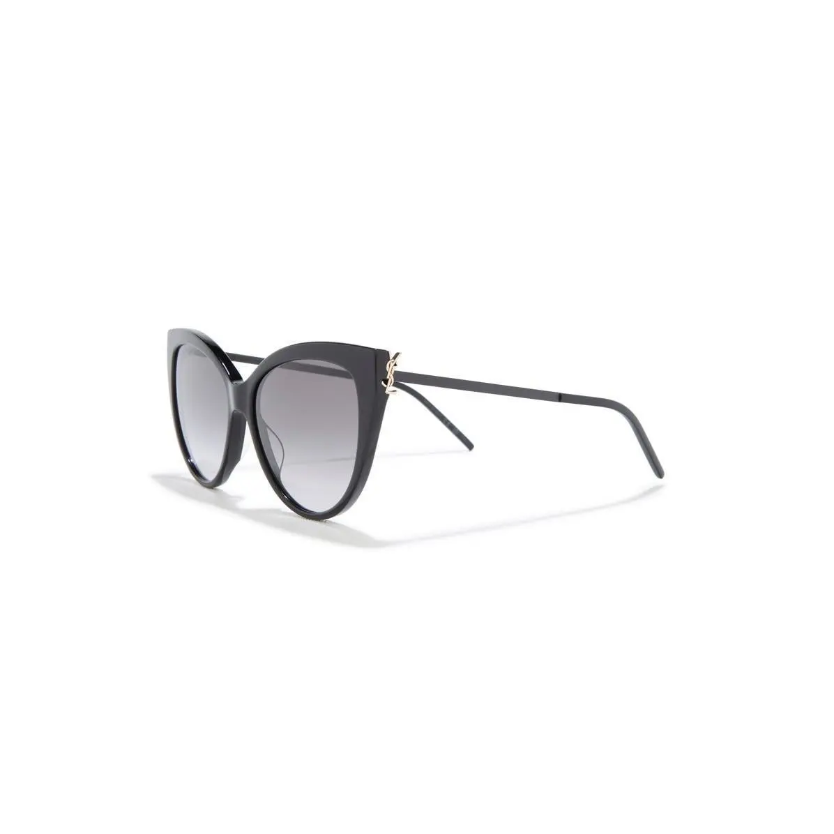 Saint Laurent Women 56mm Cat Eye Sunglasses Black Black Smoke
