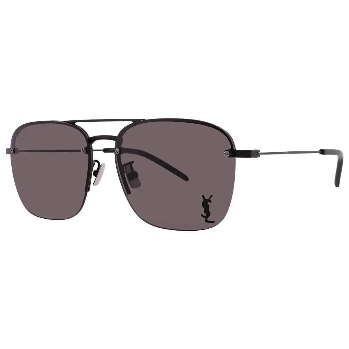 Saint Laurent Black Navigator Ladies Sunglasses SL 309 M 005 59 SL 309 M 005 59