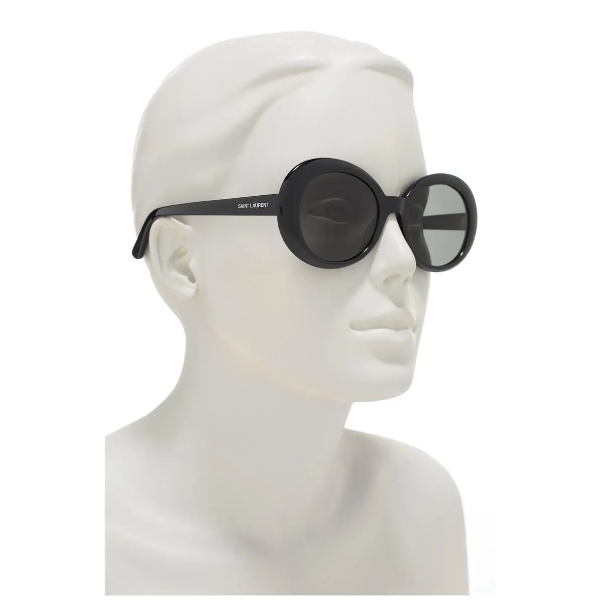Saint Laurent Men 54mm Oval Sunglasses Smoke Smoke