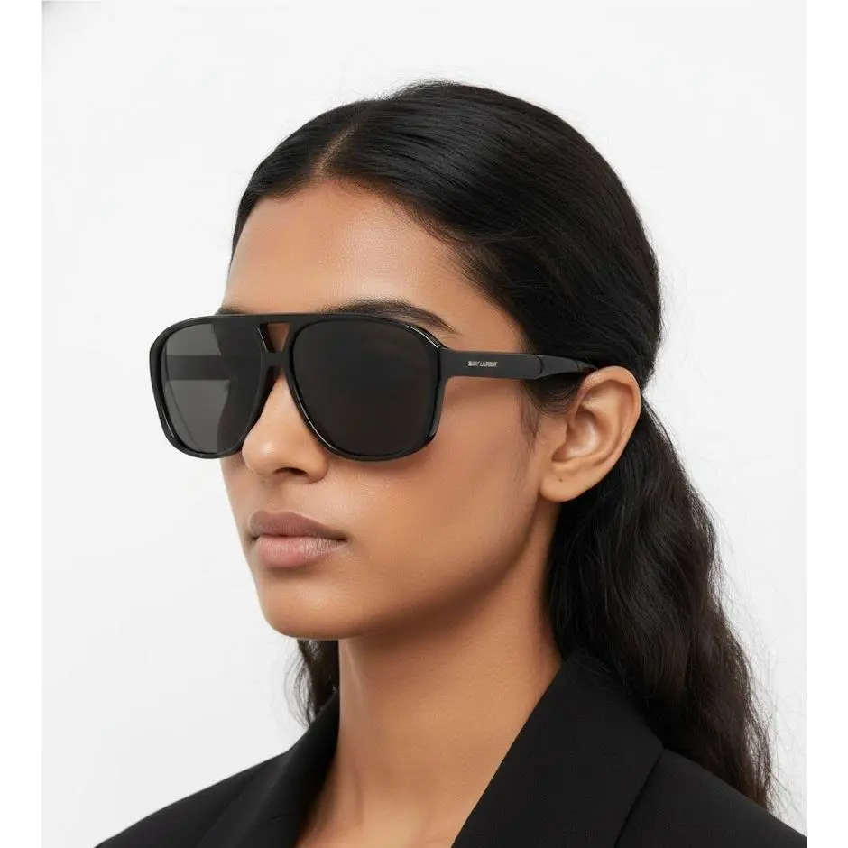 Saint Laurent Aviator-frame Recycled Acetate Sunglasses Women Fashion