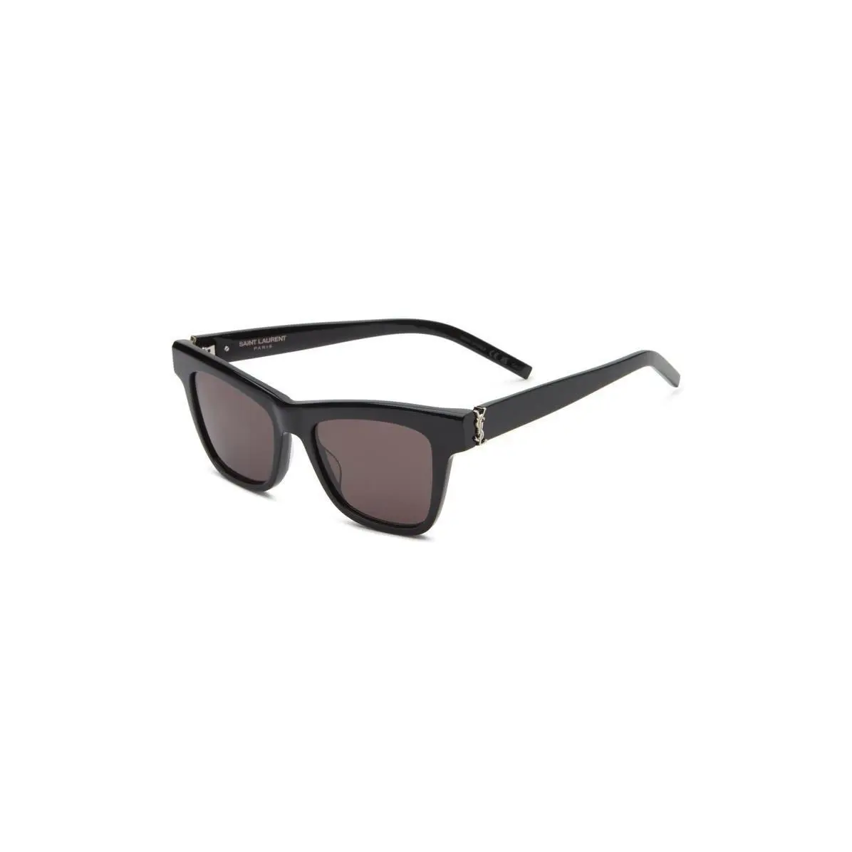 Saint Laurent Women 52mm Square Cat Eye Sunglasses Black Black Bla