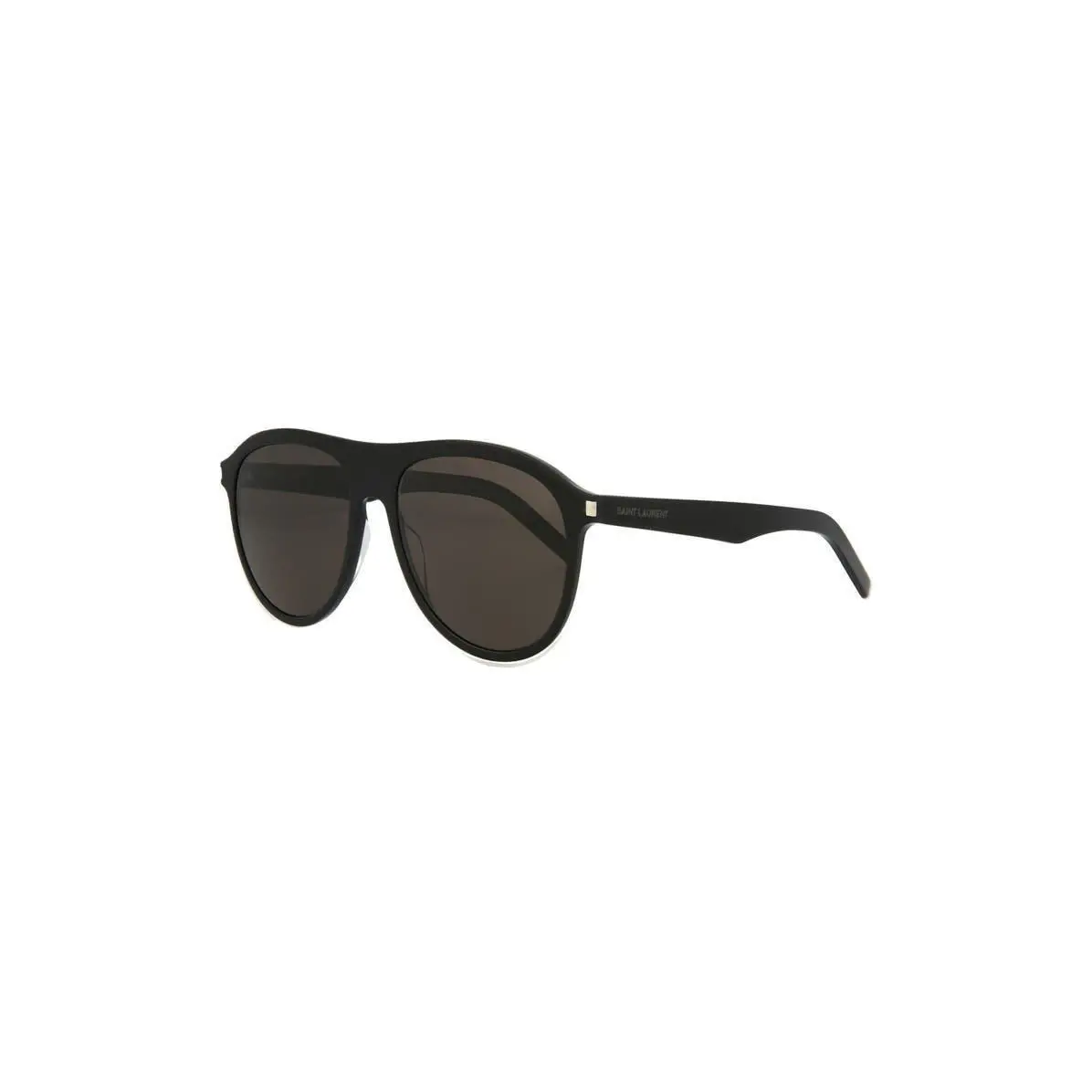 Saint Laurent Men 57mm Aviator Sunglasses Black Black Black