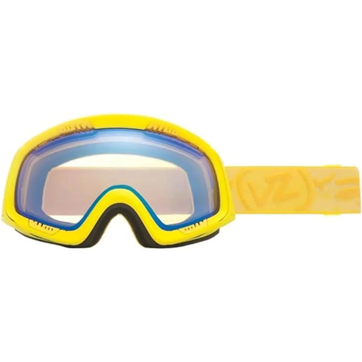 Vonzipper Adult Feenom Snow Lemondrop Satin/yellow Chrome One Size Goggles