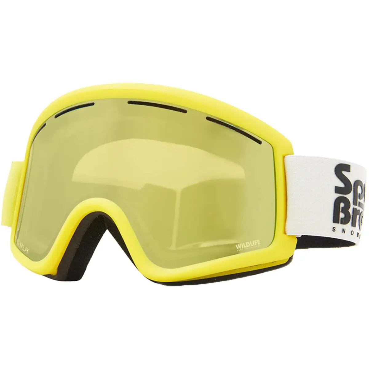 Vonzipper Adult Cleaver Snow Yellow One Size Goggles