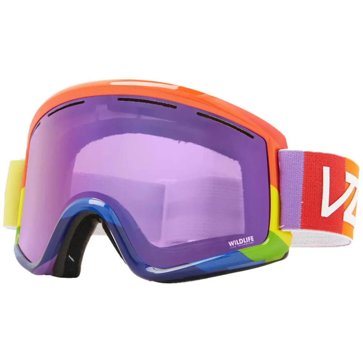 Vonzipper Adult Cleaver Snow Rainbow Crystal/blue One Size Goggles