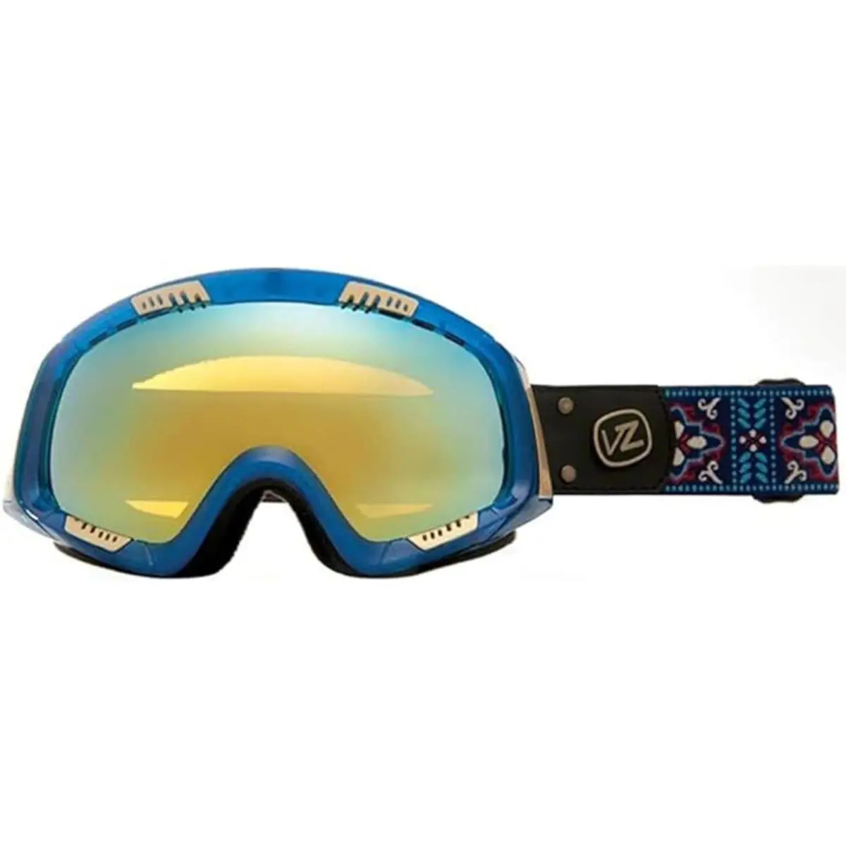 Vonzipper Adult Feenom Snow Gypsy Tears/gold Chrome One Size Goggles