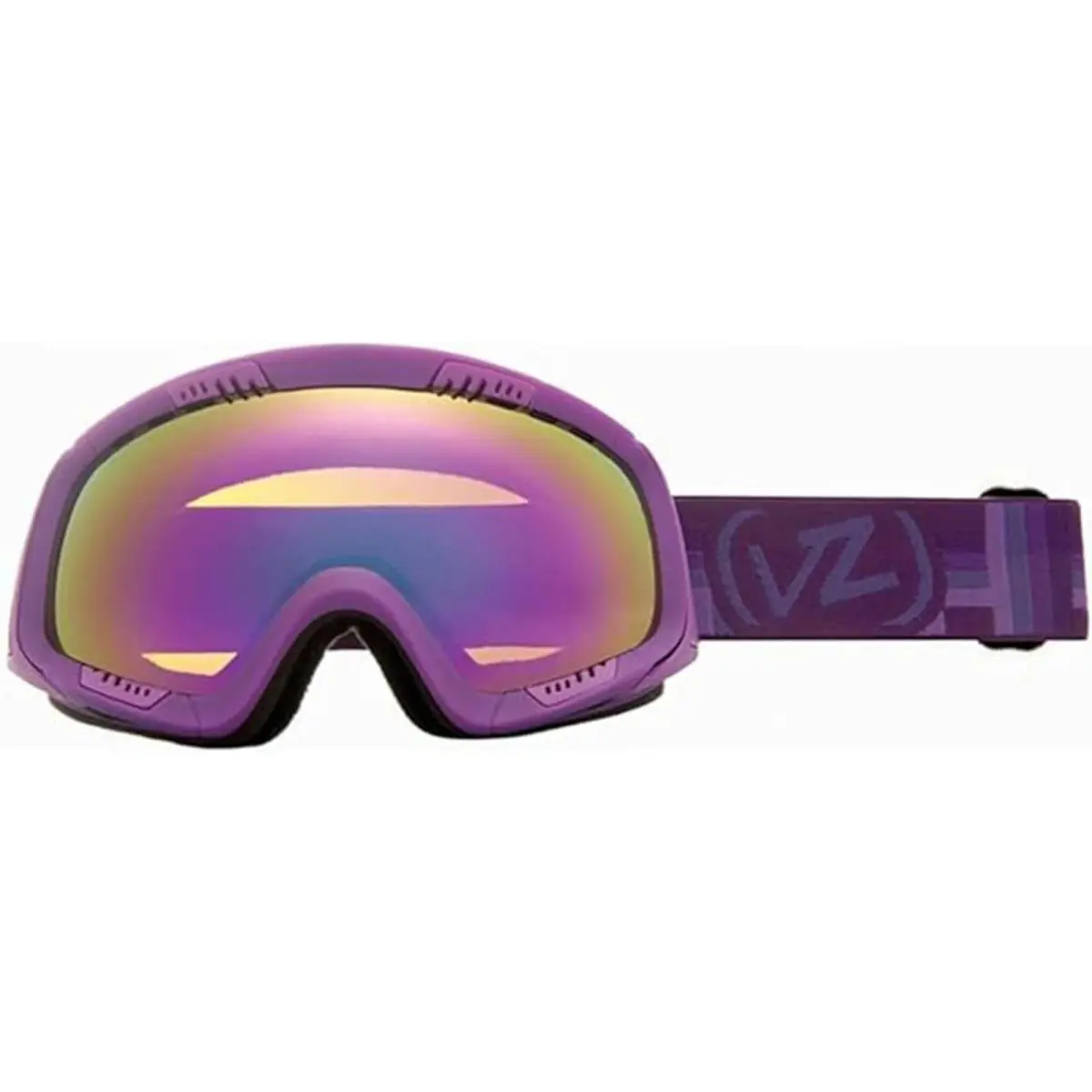 Vonzipper Adult Feenom Snow Vurple Satin/bronze Pink Chrome One Size Goggles