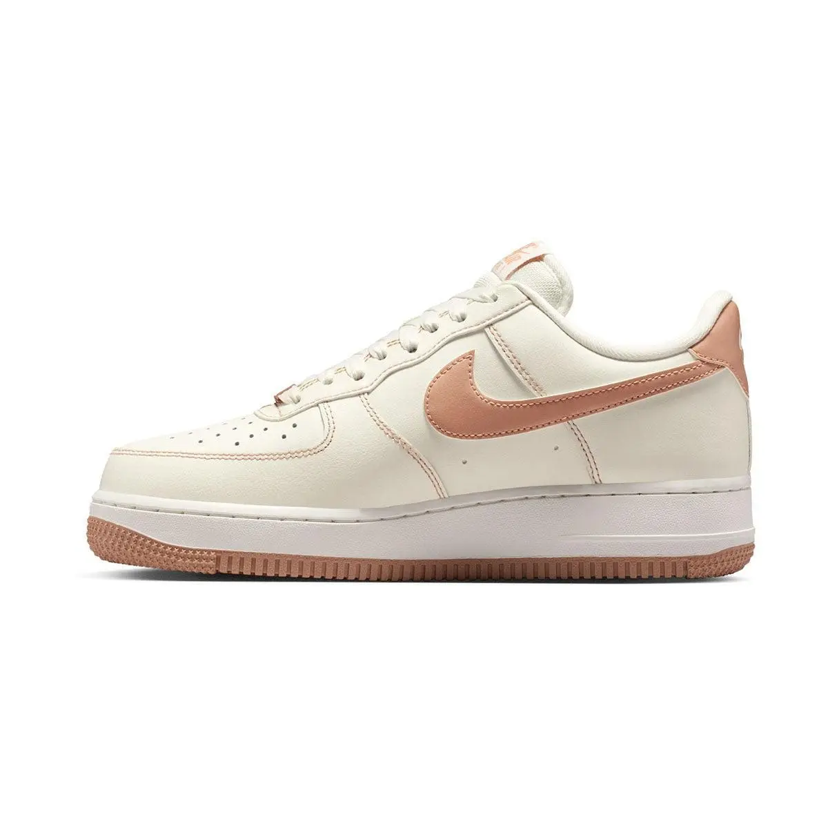 Womens Nike Air Force 1 07_SAIL/ROSE Gold IQ9428-133-SIZE 7