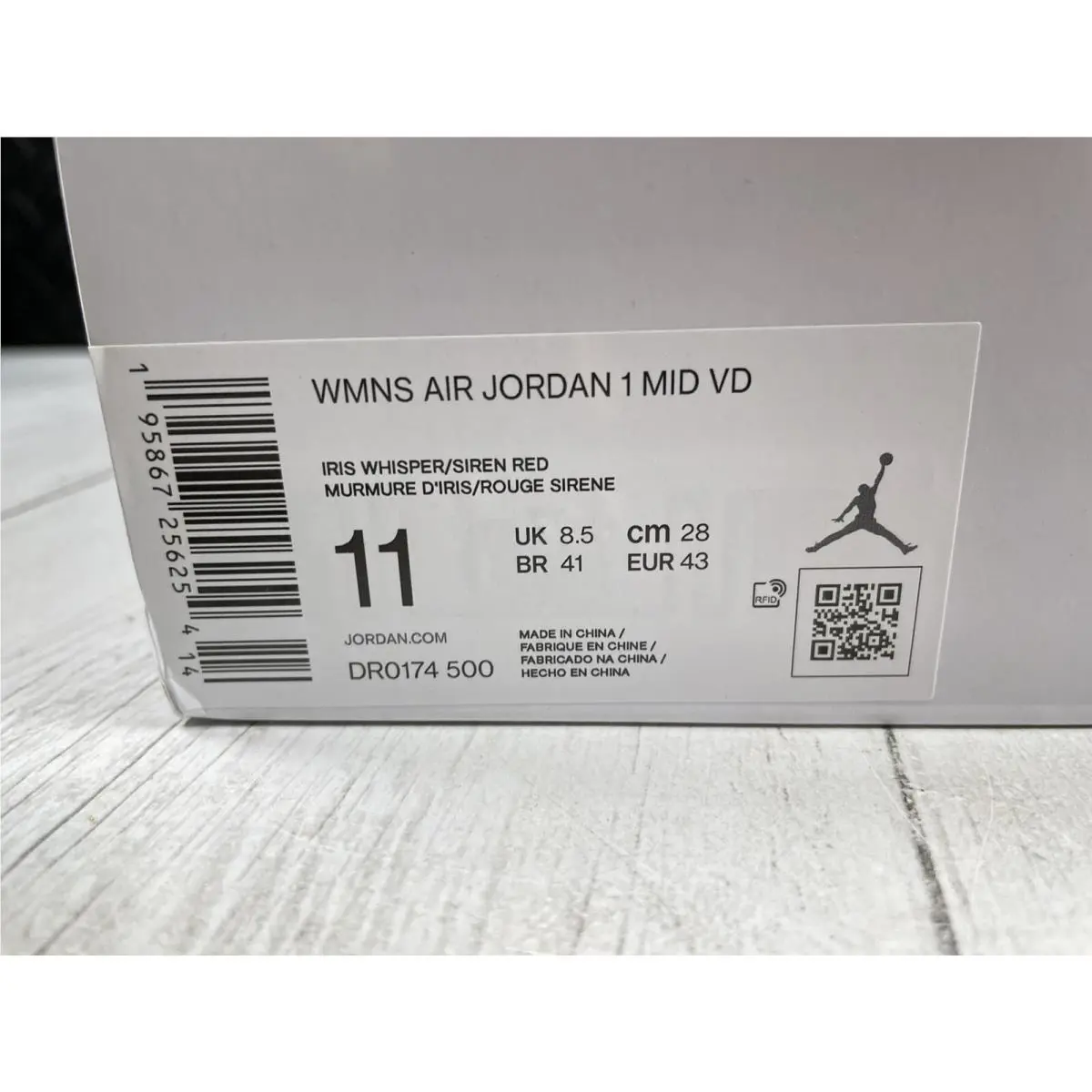 Nike shoes - Air Jordan 1 - Air - DR0174500 - Purple 10