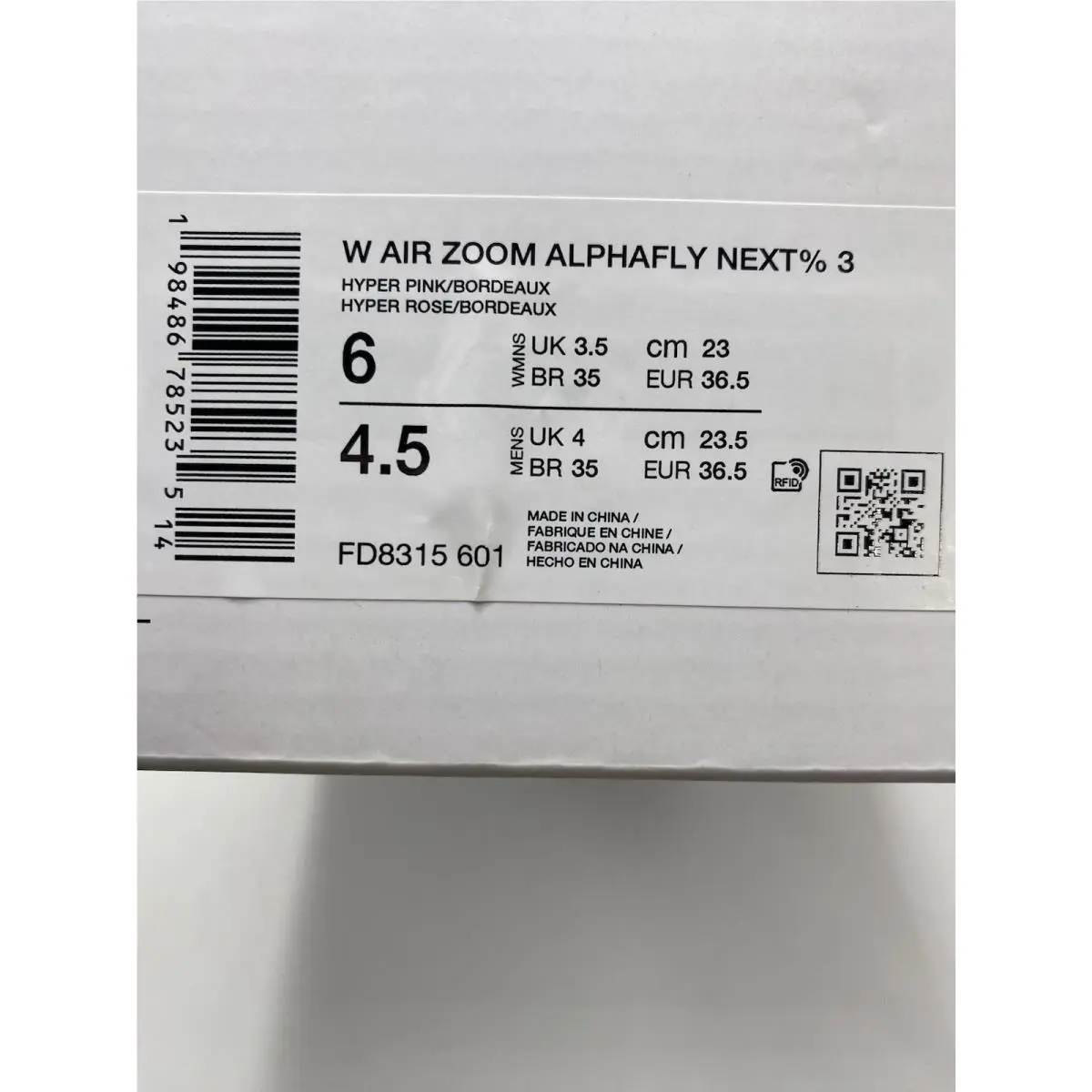 Nike shoes - Nike Air Zoom Alphafly - Air Zoom Alphafly - FD8315-601 - Pink 9