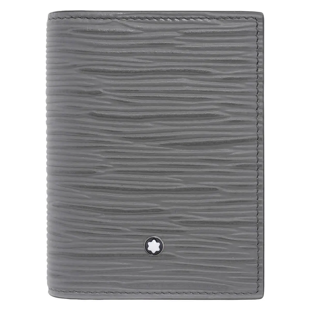 Montblanc Medium Grey 4810 Leather Card Holder 199351