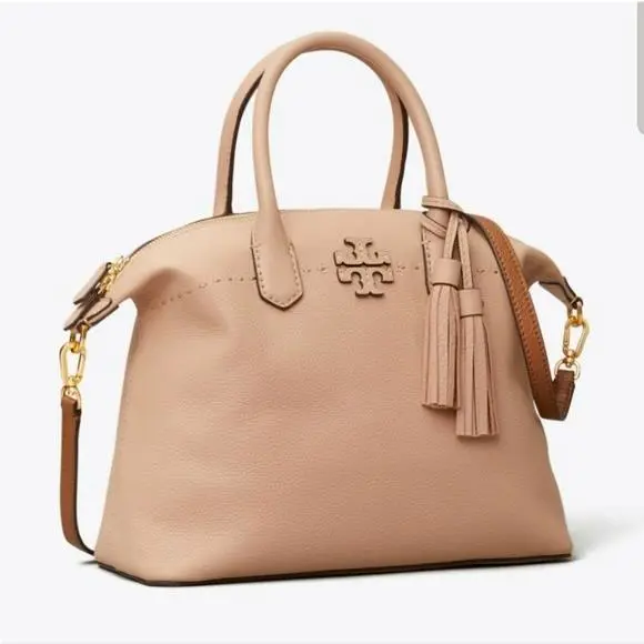 Tory Burch Mcgraw Slouchy Leather Shouldef Strap Satchel
